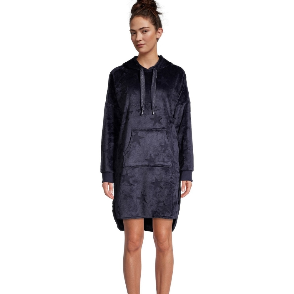 Women's Plush Hooded Nightshirt